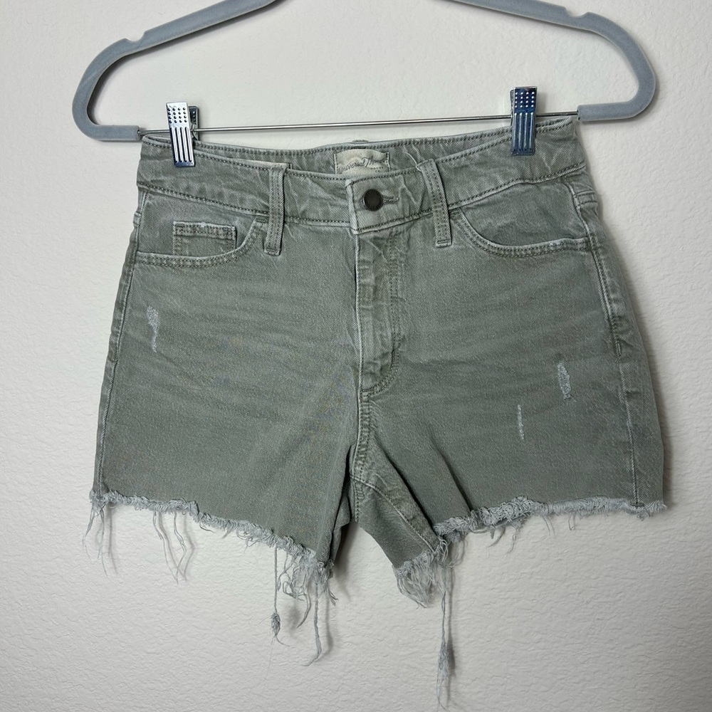 Universal Thread Light Green Jean Shorts